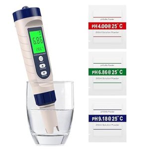 Keero pH-mètre 5 en 1 pour piscine