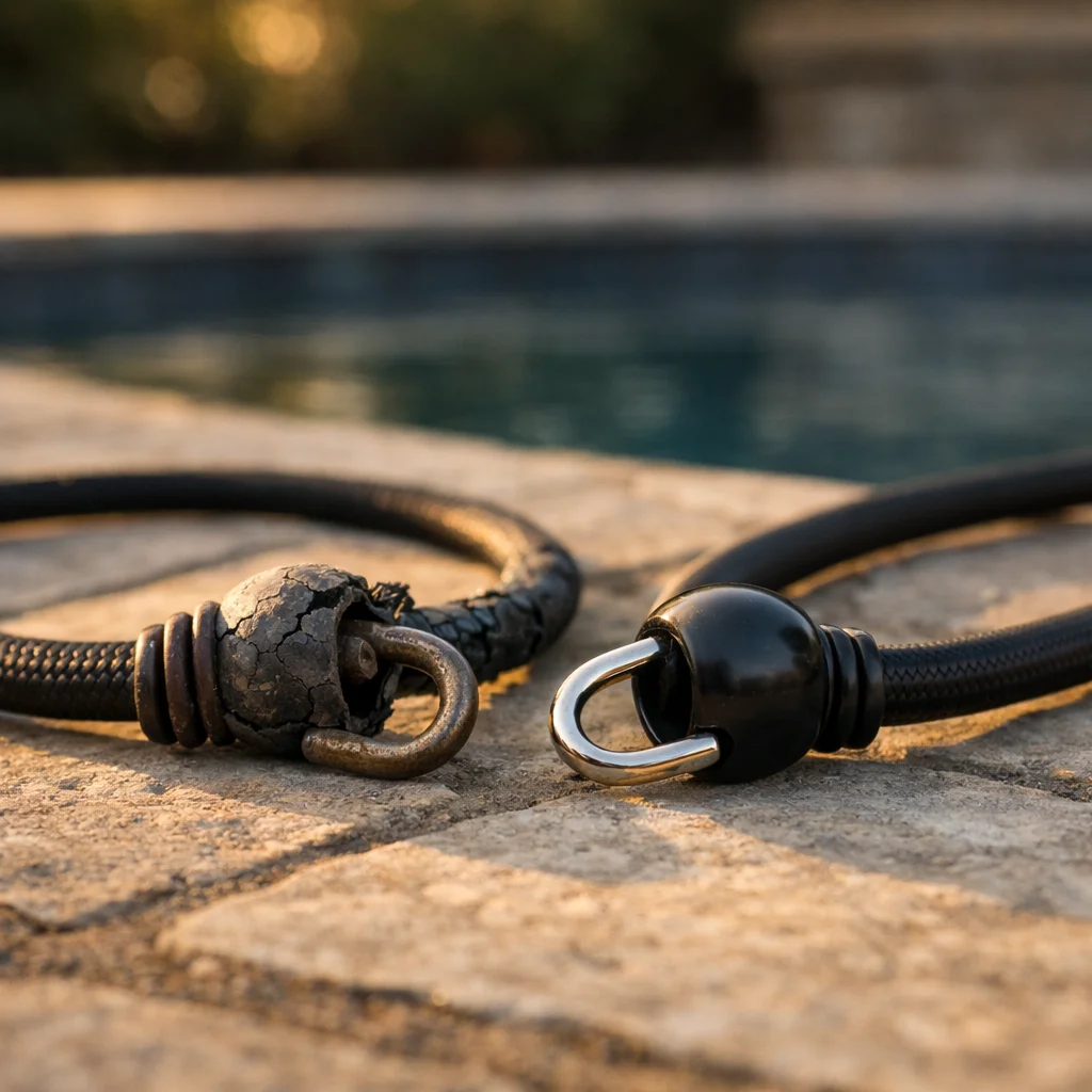 Comparaison sandow us&eacute; et sandow neuf pour remplacement b&acirc;che piscine